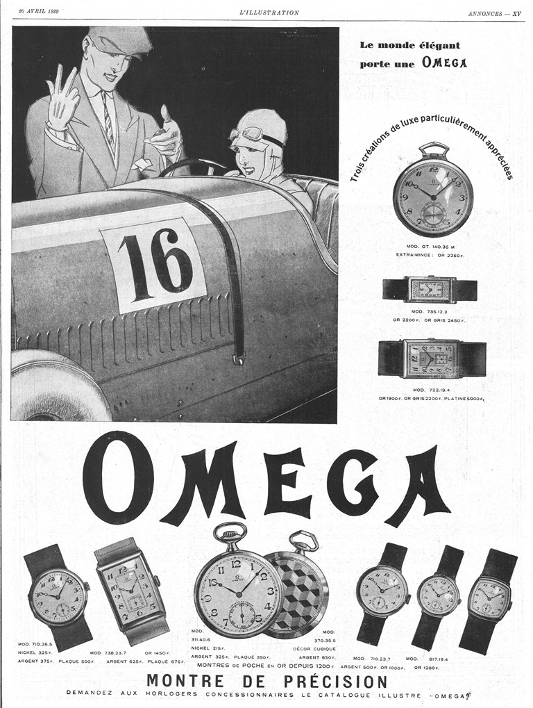 Omega 1929, collection MIH