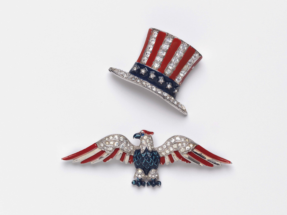 6-19_Jewellery_Focus_Madeleine-Albright-Uncle-Sam-Top-Hat-and-Eagle-John-Bigelow