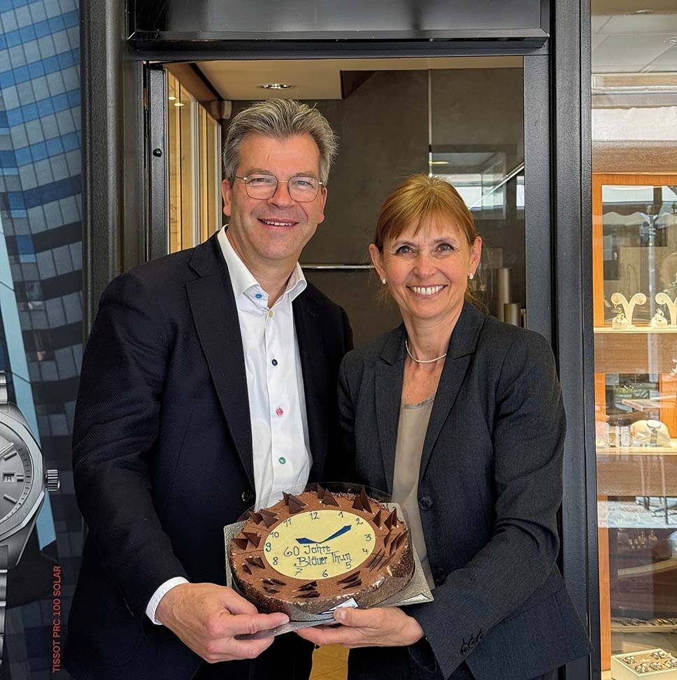 Patrick und Brigitte Aeschbacher an ihrem Doppel-Jubiläum.