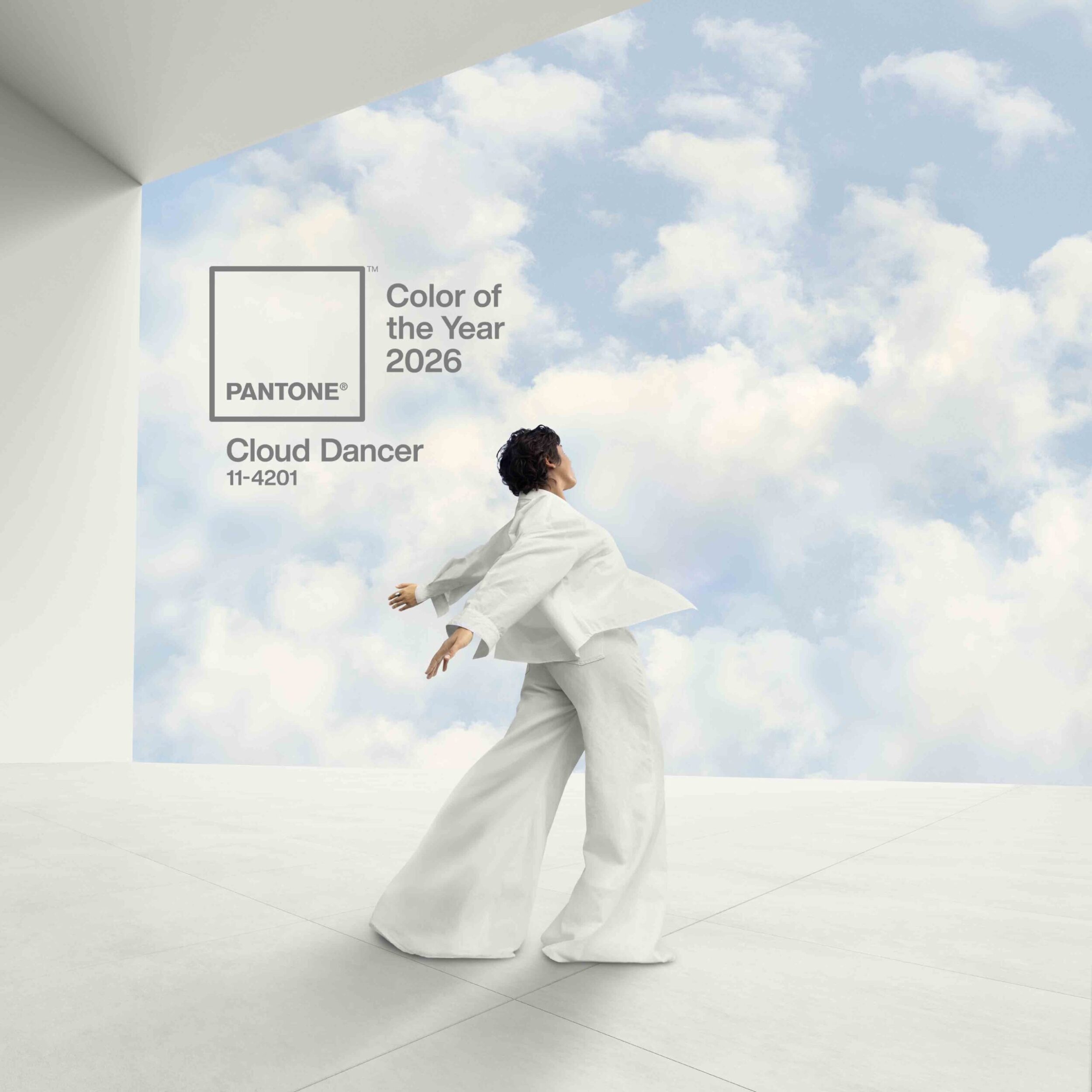 Die Farbe des Jahres heisst „Cloud Dancer“.