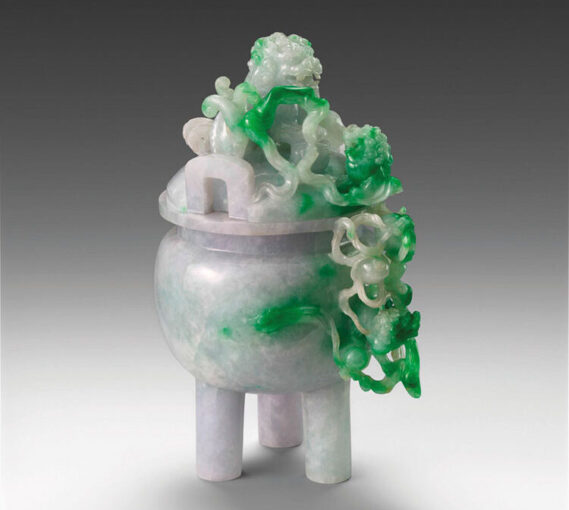 Nous ne déflorerons pas les pièces qui seront exposées à GemGenève, néanmoins, sachez qu’elles seront toutes de cette qualité. Jade (jadéite) de la dynastie Qing (1644-1911). Photo: Fondation Baur, Musée des Arts d’Extrême-Orient, Genève. Photo: Marian Gérard