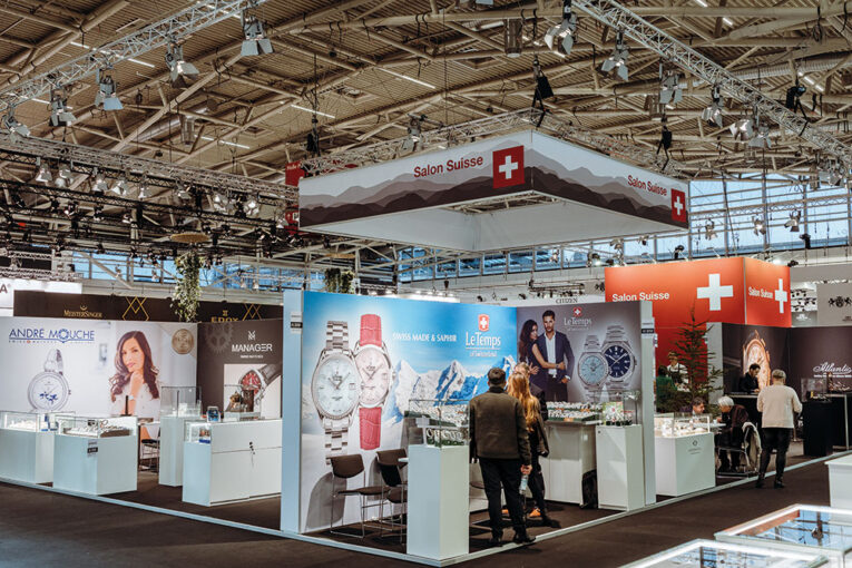 Der Salon Suisse, ein Highlight der Uhrenhalle A1, ist bereits wieder nahezu ausgebucht.