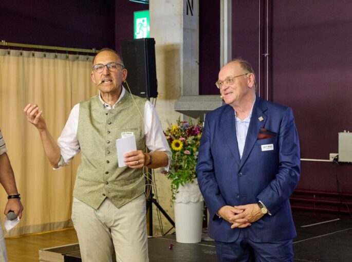 Mario Petrocchi mit Hans R. Brütsch